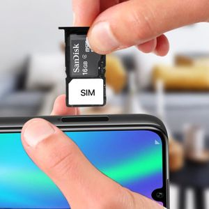 Tiroir Carte SIM De Remplacement Pour Honor X7 - Qualité D'origine, Bleu, Avec Outil D'éjection - 2