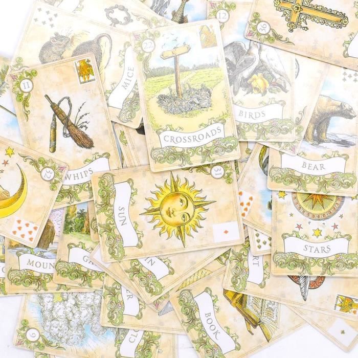 Tarot, Jeu de Tarot, Carte Tarot Divinatoire Débutant, Vintage Jeux de Tarot, Jeu de Tarot, Carte Tarot Divinatoire Débutant, Vintage Jeux de
