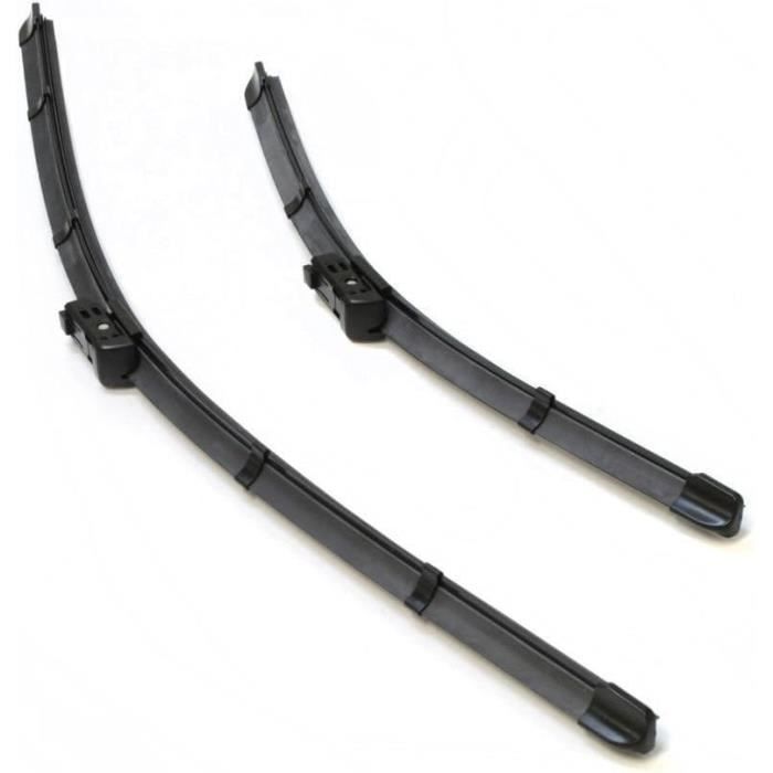 Balais D'essuie-glace Plats Avant 600mm + 350mm Pour NISSAN MICRA V (K14) - NEUF - Marque PARTSLINE