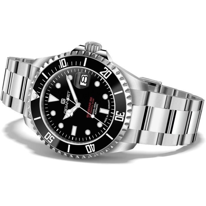 Montre automatique Gigandet Sea Ground 300 pour homme Fabriquee en Allemagne Achat vente montre Homme Acier Cdiscount
