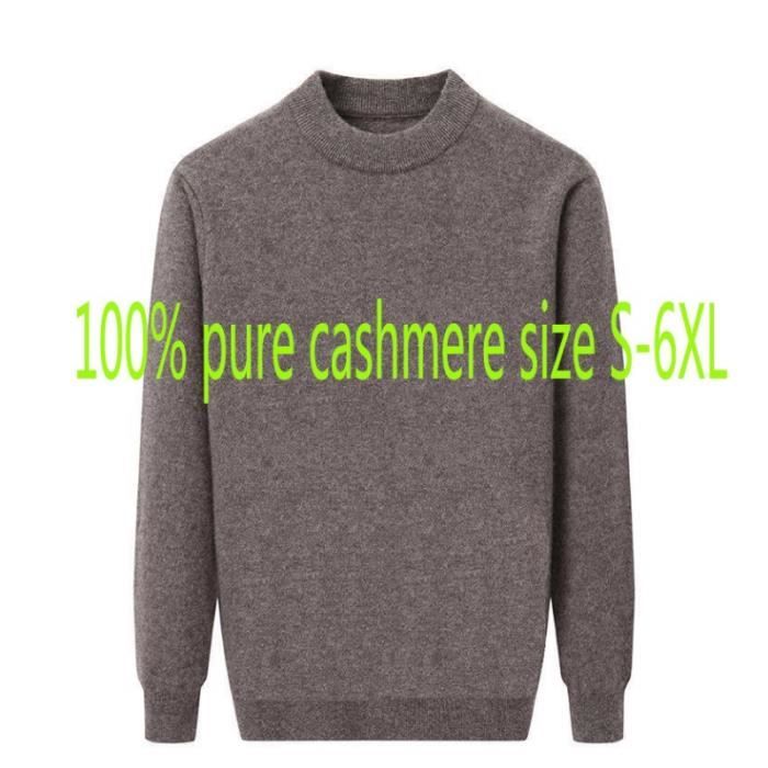 Pull cachemire 2025 homme grande taille