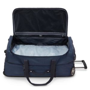 Sac De Voyage 60L Avec Roulettes - 2 Roues Anti-éclaboussures - Bleu