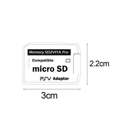 Adaptateur SD2VITA 6.0 Pour PS Vita - Permet D'utiliser Une Carte Micro SD à La Place Des Cartes Mémoire Officielles, Version Pour Firmware 3.65 - 4