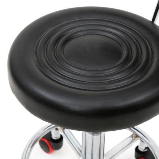 Tabouret De Travail Réglable Avec Roulettes Et Dossier Pour Bureau