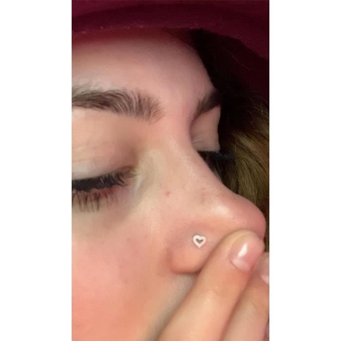 ZS Lot De 12 Piercings De Nez D'Halloween En Acier Inoxydable