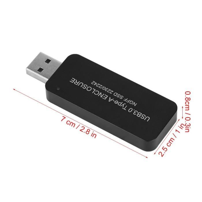 Pcie Nvme USB3.1 Boîtier Disque Dur M.2 À USB 3.1 Type C M Clé Boîtier Ssd  Boîtier Disque Dur Boîtier Disque Dur Externe - Cdiscount Informatique