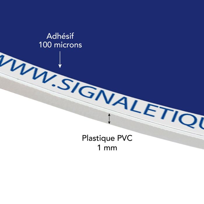 Panneau Prépercé (4 Trous) Avec Angles Arrondis - Pvc Rigide 1.5 Mm