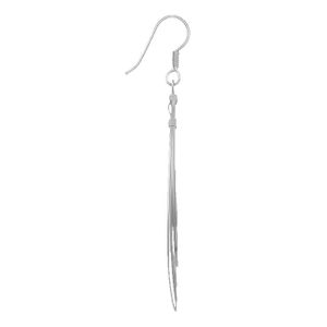 Boucles d'oreilles pendantes argent massif 925 ou plaqué or ,en perles