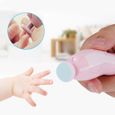 Lv.life Coupe-ongles Tondeuse pour bébé sûr orteils et ongles dispositif de polissage électrique rose-0