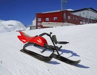 Luge pour enfants snowblade avec guidon freins et pédales POLAR RACE