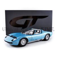 Voiture Miniature de Collection - GT SPIRIT 1/18 - LAMBORGHINI Miura P400 Roadster - 1968 - Blue Azzuro Cielo - GT324