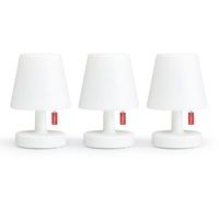 EDISON THE MINI-Lot de 3 Lampe à poser LED rechargeable H15cm Blanc Fatboy Ø 0,97cm / H 15cm