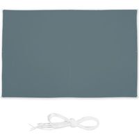Voile d'ombrage rectangulaire gris - RELAXDAYS - Toile solaire - Anti UV - 220 g/m²