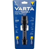 Torche-VARTA-Indestructible F20 Pro-350lm-Garantie 7ans-Resistante au chocs (9m) à l'eau et la poussière- IP67-2 Piles AA incluses