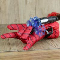 Lanceur triple fléchettes et gant Spiderman Marvel - Rouge - Marvel - 3 ans et plus - Mixte - Intérieur - Enfant