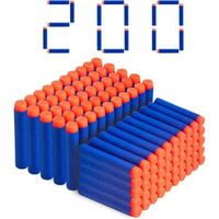 LAIVIYA 200 Fléchettes Nerf Bleues 7.2cm - Balles Mousse Recharge Pour Blasters Nerf