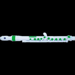 FLÛTE TRAVERSIÈRE Nuvo N220JFGN - Flûte traversière abs tête donut blanche et verte