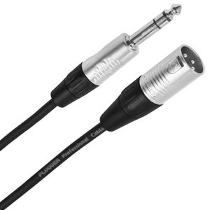Cable XLR vers Jack CAB2024 - 3m, faible bruit, noir