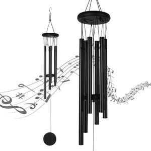 Carillons éoliens Carillon à Vent de Jardin 4 Tubes Aluminium Carillon Carillons éoliens Carillon à Vent de Jardin 4 Tubes Aluminium Carillon