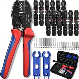 Jeu De Pince à Sertir DXCRIMP Gx24-4B – Avec 24 Types D'embouts, Boîte Complète
