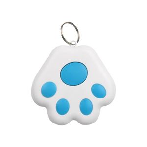 TRACAGE GPS Bleu-Traqueur GPS en forme de patte de chien, alarme anti-perte, localisateur Bluetooth sans fil, ongleur pou