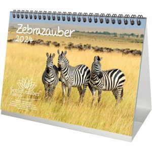CALENDRIER - EPHEMERIDE Zebrazauber Calendrier De Table Din A5 Pour 2024 Zebra –[u2074]