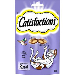 FRIANDISE CATISFACTIONS Friandises au canard - Chat - 60 g