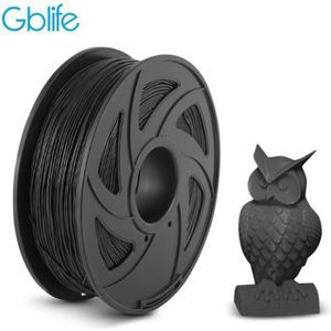 FIL POUR IMPRIMANTE 3D Filament PLA 3D GBlife - Noir - 1.75mm - Haute pur