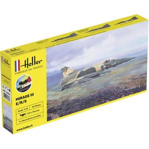 AVION - HÉLICO Maquette avion - HELLER - Mirage III E - 54 pièces