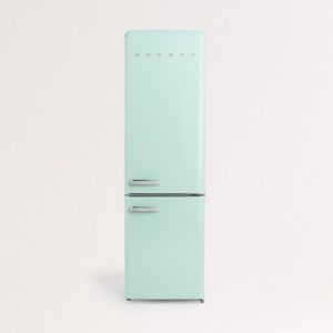 RÉFRIGÉRATEUR CLASSIQUE CREATE - Réfrigérateur combiné de style rétro 244L, Vert pastel - FRIDGE STYLANCE