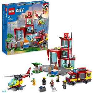 ASSEMBLAGE CONSTRUCTION LEGO 60320 City Fire La Caserne des Pompiers, Set 