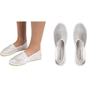 ESPADRILLE Espadrilles Femme - Argent - Strass - Tailles 36/3