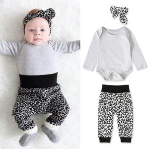 Ensemble de vêtements Ensemble de Vêtement Bébé Fille - Gris - Manche Lo