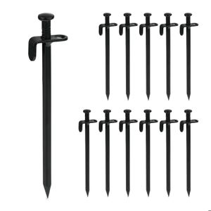 Piquets de tente de camping pour sols mixtes - 50 cm - 6 pièces - Kentfield JUSTCAMP