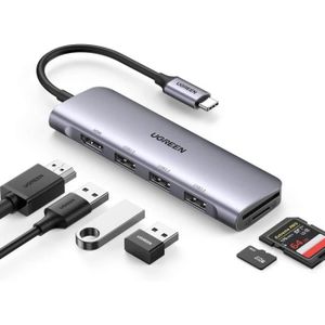 CHARGEUR - ADAPTATEUR  UGREEN Hub USB C HDMI 4K, Adaptateur Type C Compat
