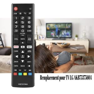 Télécommande de remplacement LG DEL LCD TV 42ld690zb/42ld690zc/42ld750 Remote 