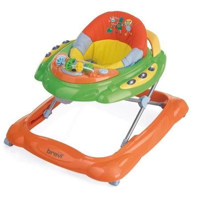 BREVI Trotteur B b SKYLAB Orange vert Cdiscount Pu riculture
