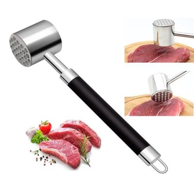 Marteau Attendrisseur à Viande Double Face – Aluminium, 22 Cm – Pour Aplatir, Attendrir Et Mariner