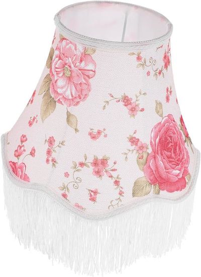 Abat-jour festonnés rose ou bleu 25cm - Le Grenier d'Eugénie