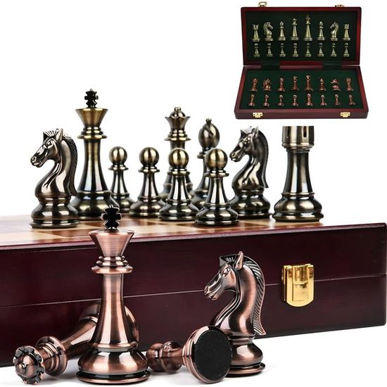 Jeu D'Échecs Pliable,Metal Pur,Prime De Luxe,Jeux D'Echec Chess — free download