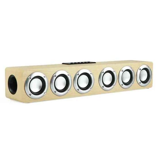 Caisson De Basses Home Cinéma 6.5 Pouces 100W RMS - Enceinte Subwoofer Bois Compacte Puissante