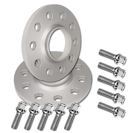 10mm Wheel Spacers 5x112 66.5mm CB With Bolts - Fits Audi/Porsche Macan Stock Wheels (2PC)