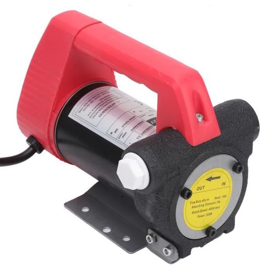 LEMOTO Dieselpomp 12 V 100 W Olieafzuigpomp Brandstofpomp Motorolieverversing Diesel Transferpomp Vloeistofafzuiging Geluidsarm Uitgerust met 3 Leidingen