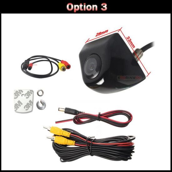 HURRISE Kit De Système De Caméra De Recul Système De Caméra De Recul