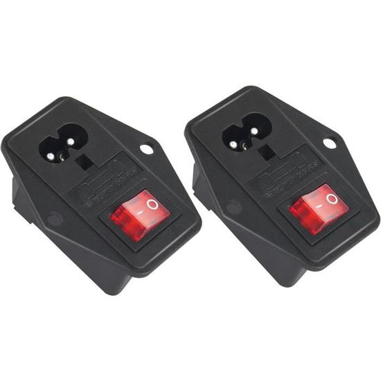 IEC320 C8 2 Broches Prise Mâle Connecteur De ... - Alibaba