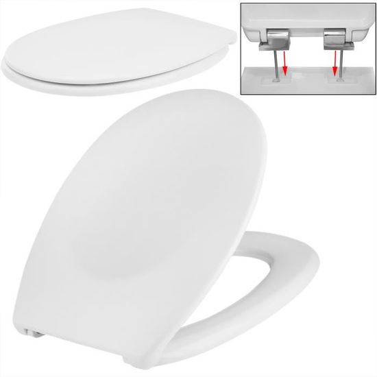 Abattant wc top avec amortisseur