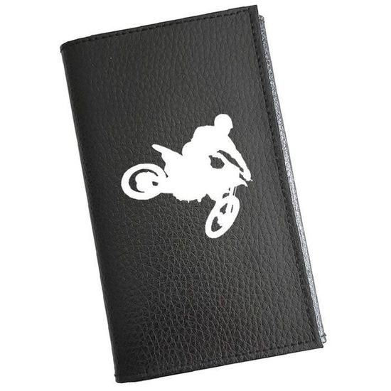 Pochette Porte Carte Grise Et Permis Personnalisable - Étui Simili Cuir 3 Volets, Cadeau Idéal Maître/Maîtresse