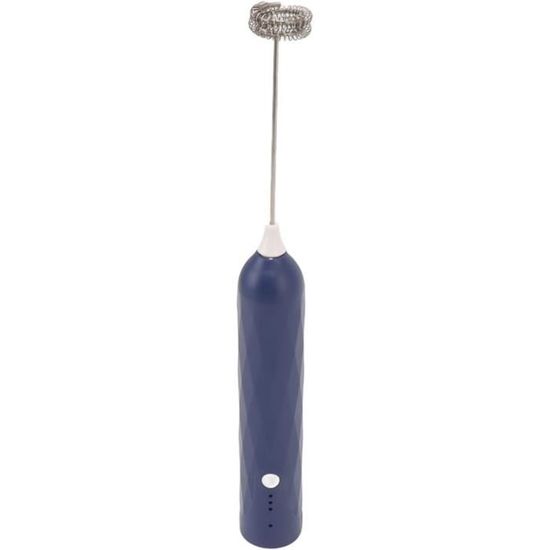 Mousseur à Lait électrique Sans Fil – 3 Vitesses, Pour Café, Chocolat, œufs, Batterie Rechargeable, Design Compact