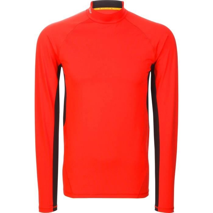 ATHLI-TECH Maillot de football Bobo - Manches longues - Homme - Rouge