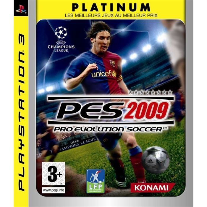 Pro Evolution Soccer 2009 Platinum / Jeu PS3 -